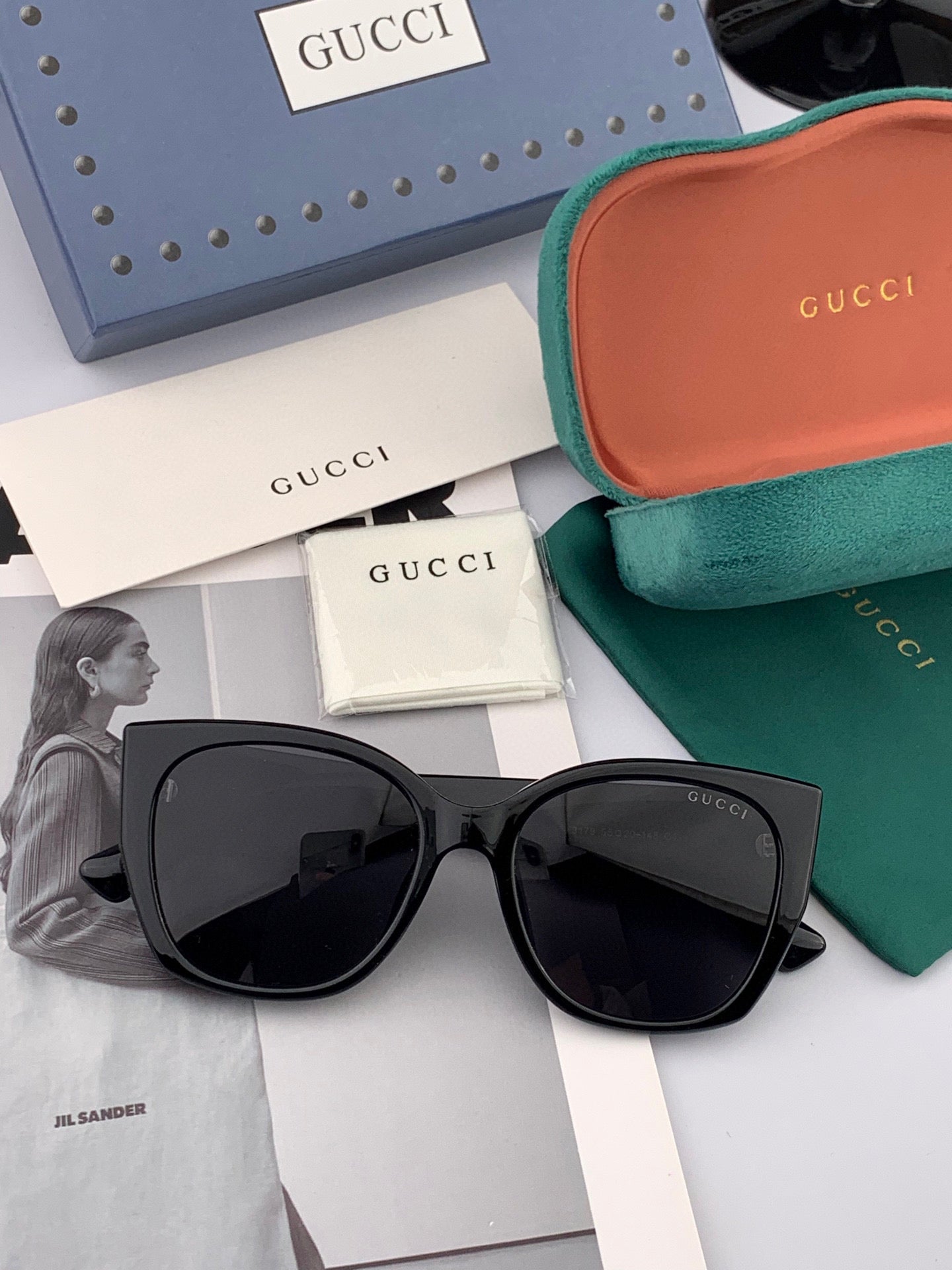 BUTTERFLY FRAME SUNGLASSES G9317 IN ACETATE - Dark tortoiseshell