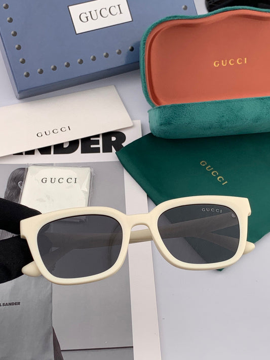 SQUARE FRAME SUNGLASSES G5108 IN ACETATE - White