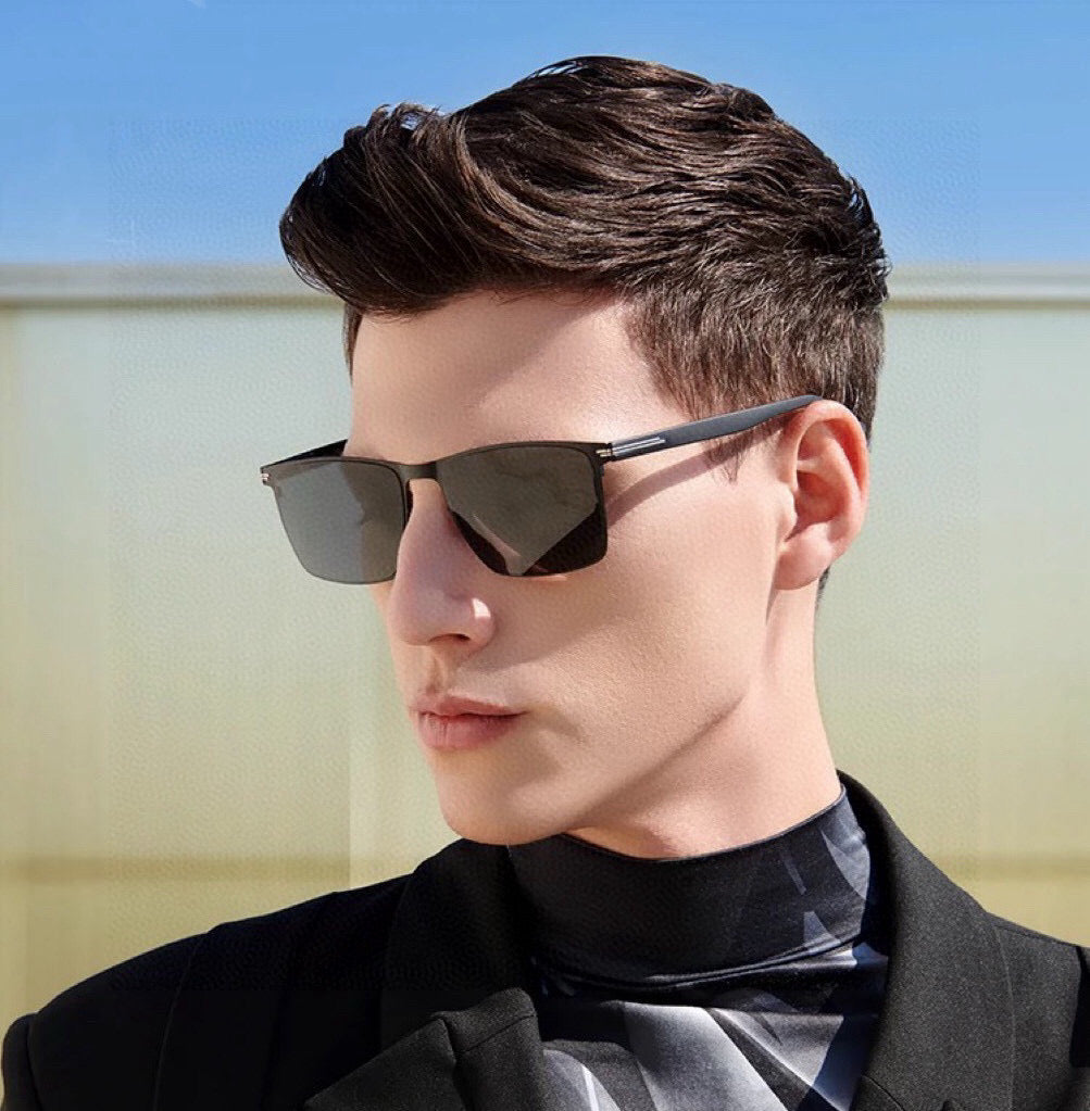 NAVIGATOR FRAME SUNGLASSES G9227 IN METAL - Black