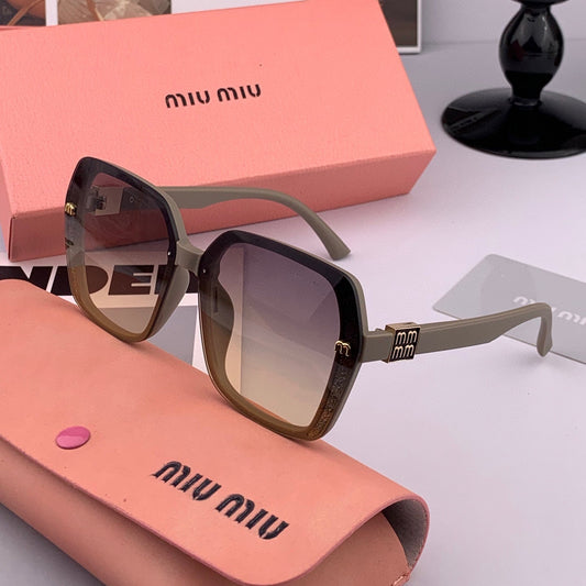 RUNWAY SQUARE SUNGLASSES M4304 IN ACETATE - Beige