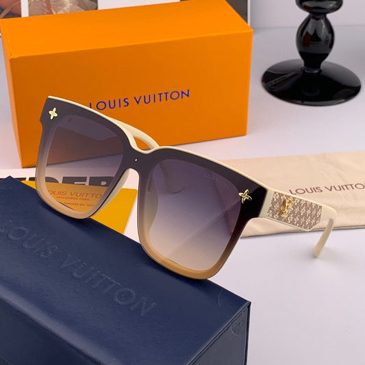 SQUARE ROUND SUNGLASSES L6303 IN ACETATE - Ivory