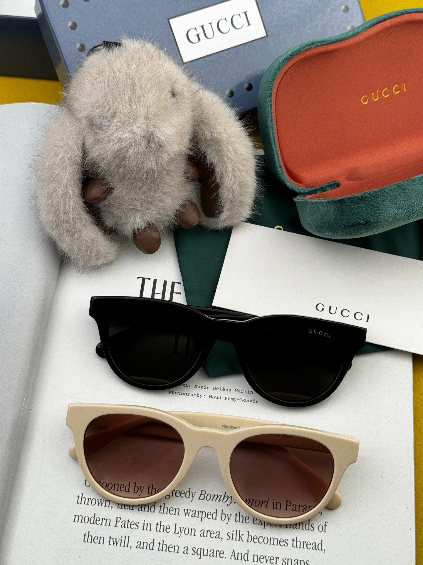 ROUND FRAME SUNGLASSES G500 IN ACETATE - Black