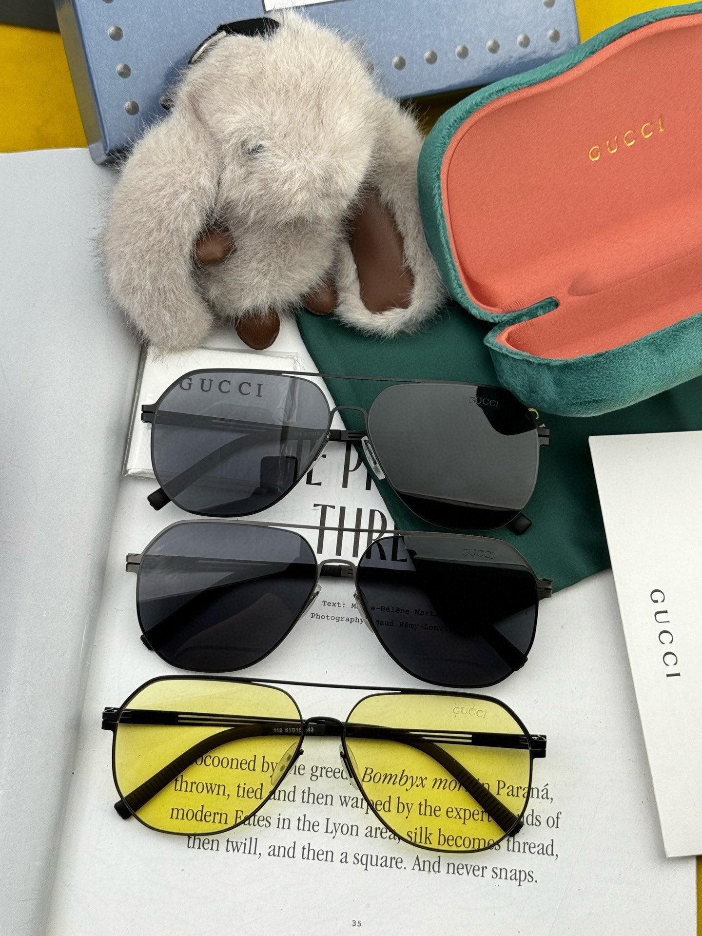AVIATOR FRAME SUNGLASSES G911 IN METAL - Black/ black