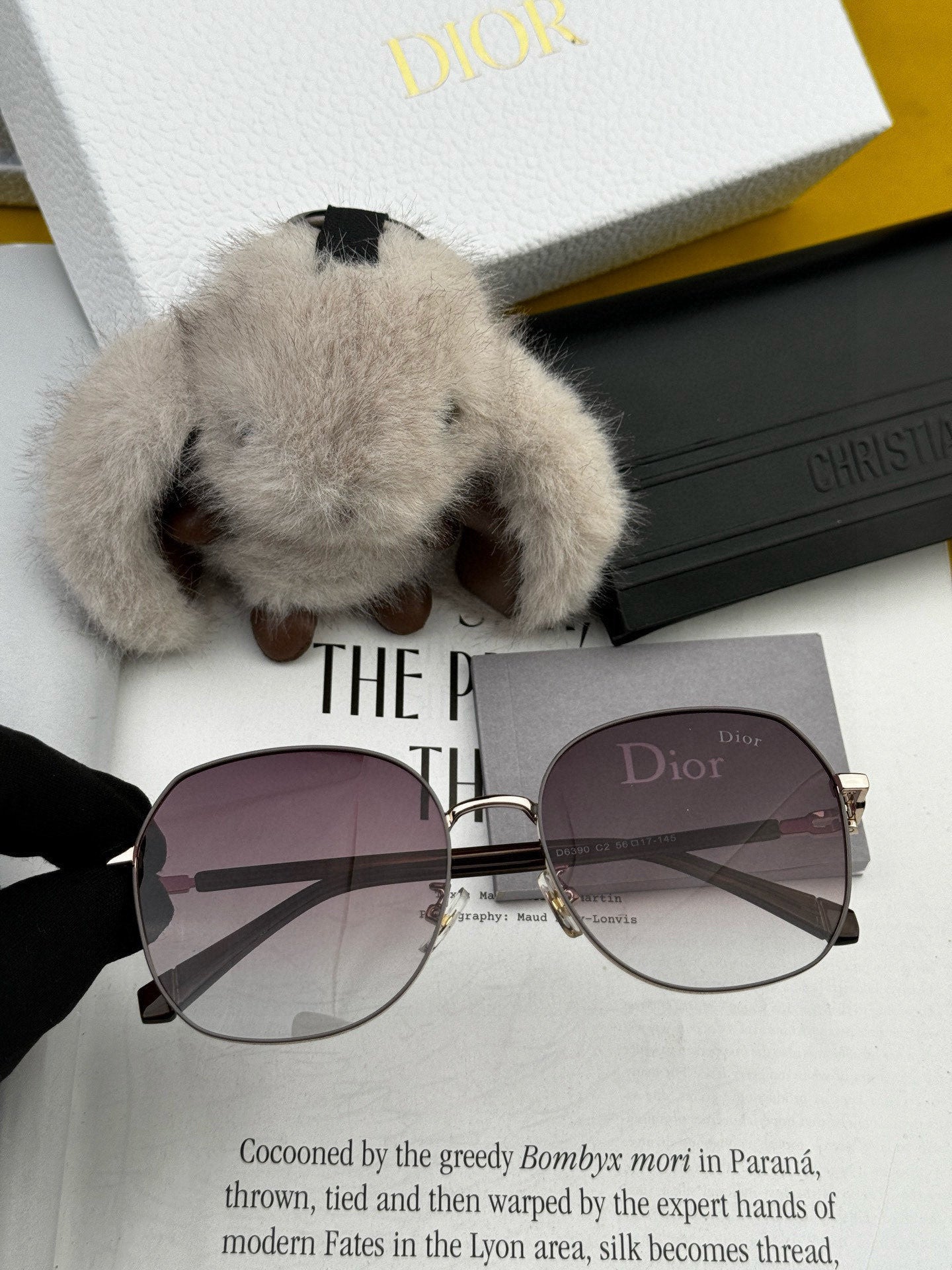 MONTAIGNE SUNGLASS CD0639 IN METAL - Black