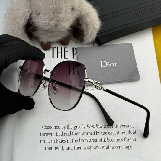MONTAIGNE SUNGLASS CD0639 IN METAL - Black