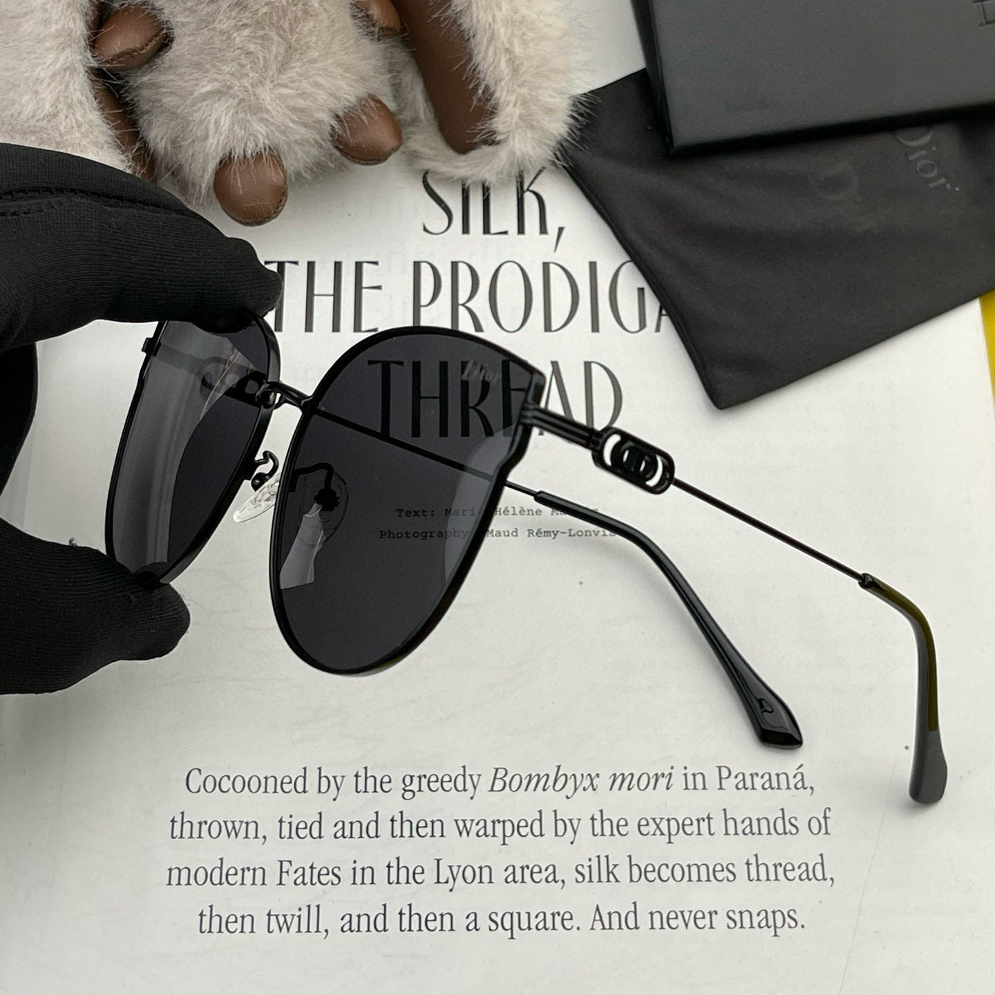 MONTAIGNE SUNGLASS CD4311 IN METAL - Black