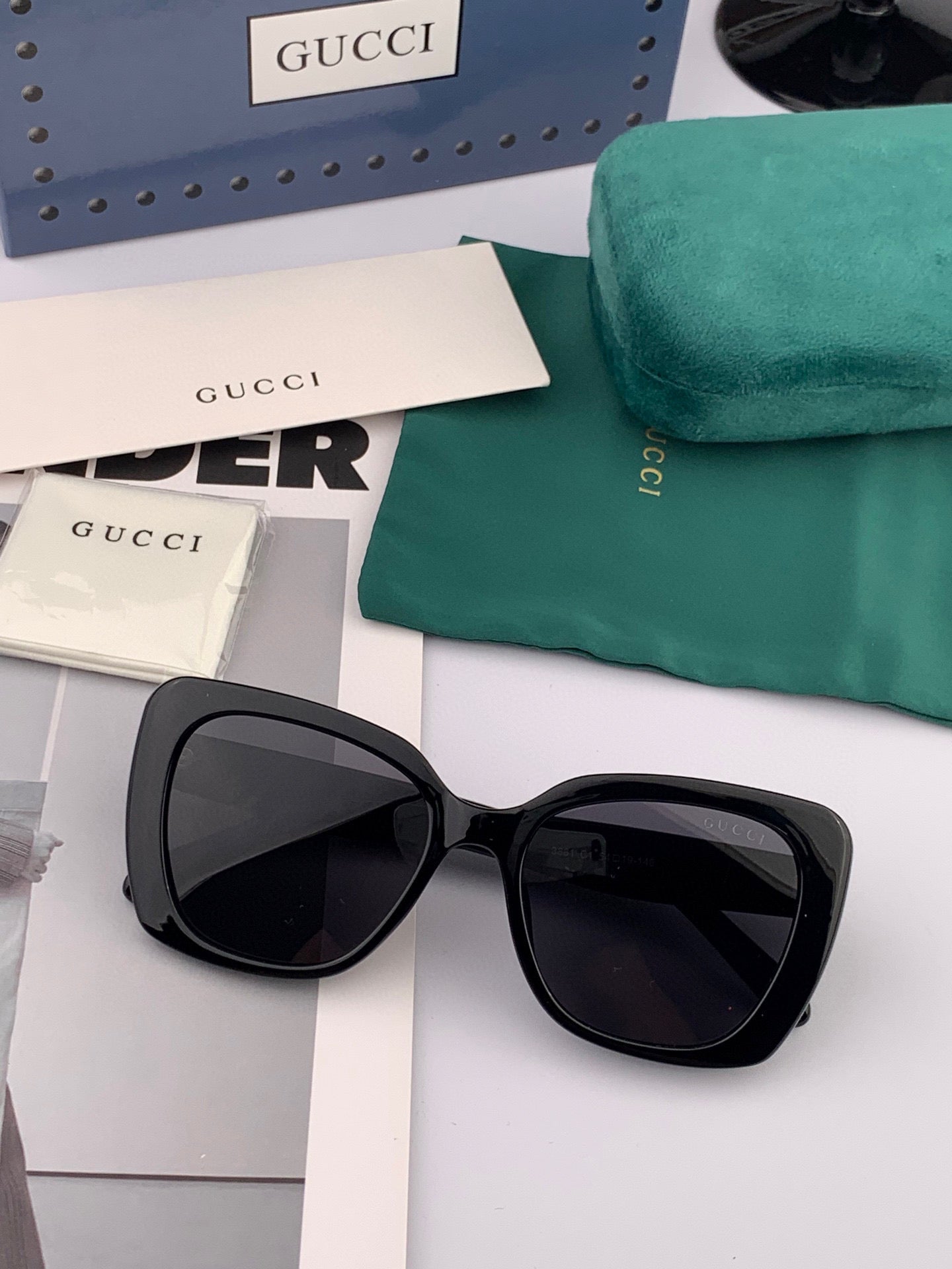 SQUARE FRAME SUNGLASSES G1386 IN ACETATE - Beige