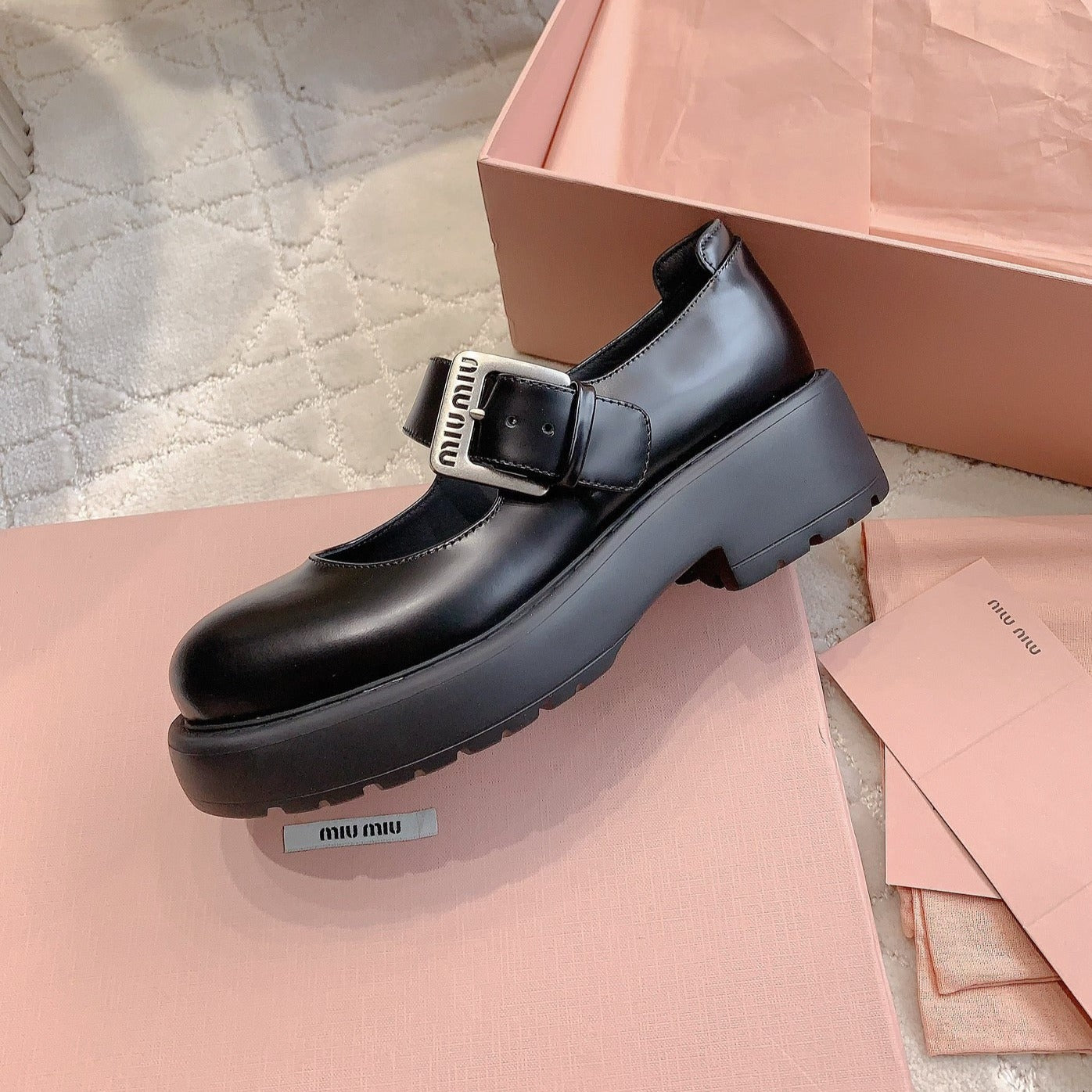 Loafer Black Cowhide With Cross-strap - 35