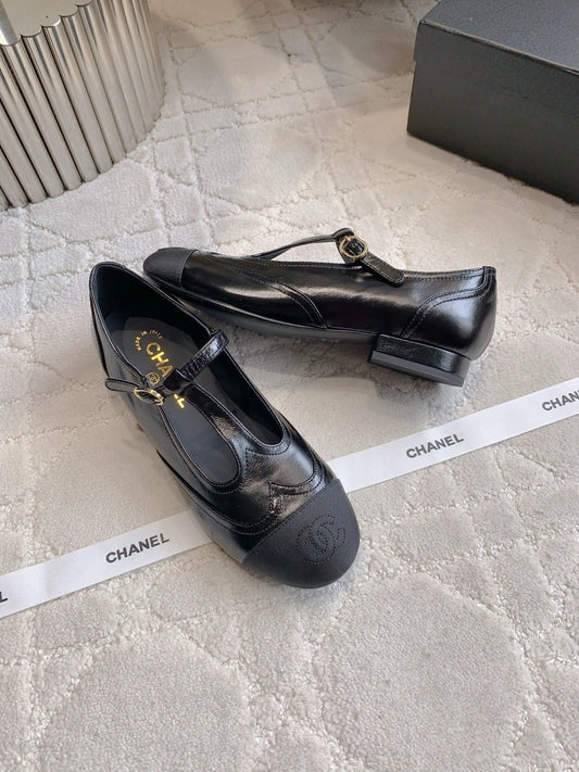 CHANEL 25S МЕРІ ДЖЕЙН У ЧОРНІЙ ТЕЛЯЧІЙ ШКІРІ ТА ПОЛОТНІ, ЗОЛОТА ФУРНІТУРА - 35