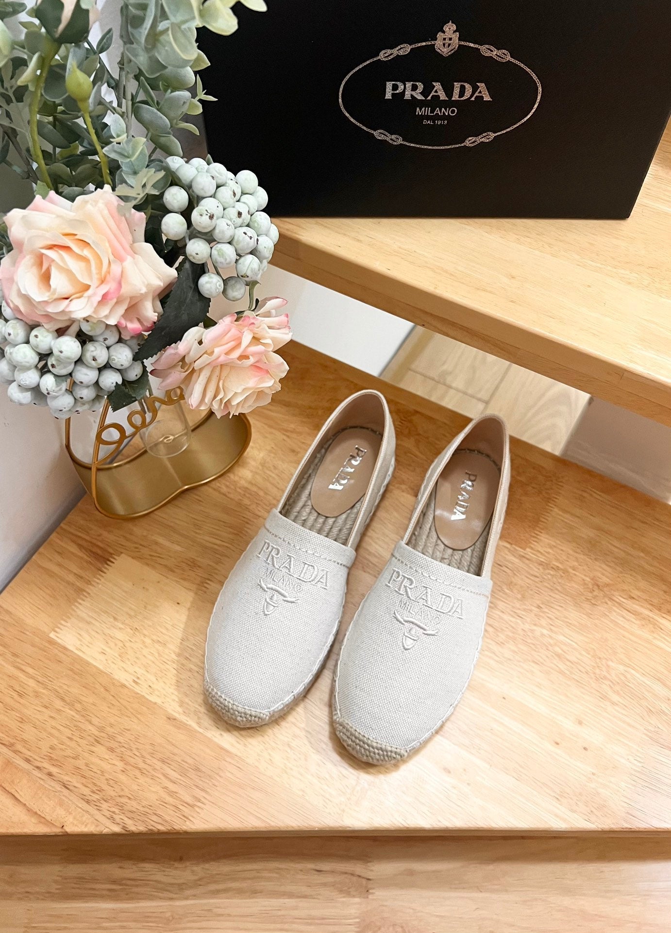 pra espadrilles beige canvas - 35