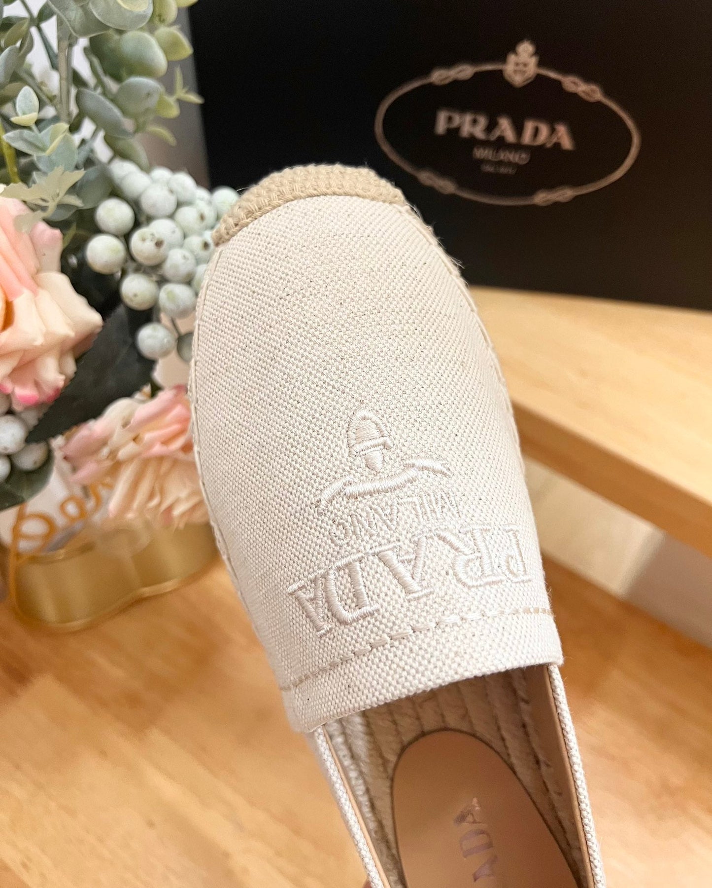 pra espadrilles beige canvas - 35
