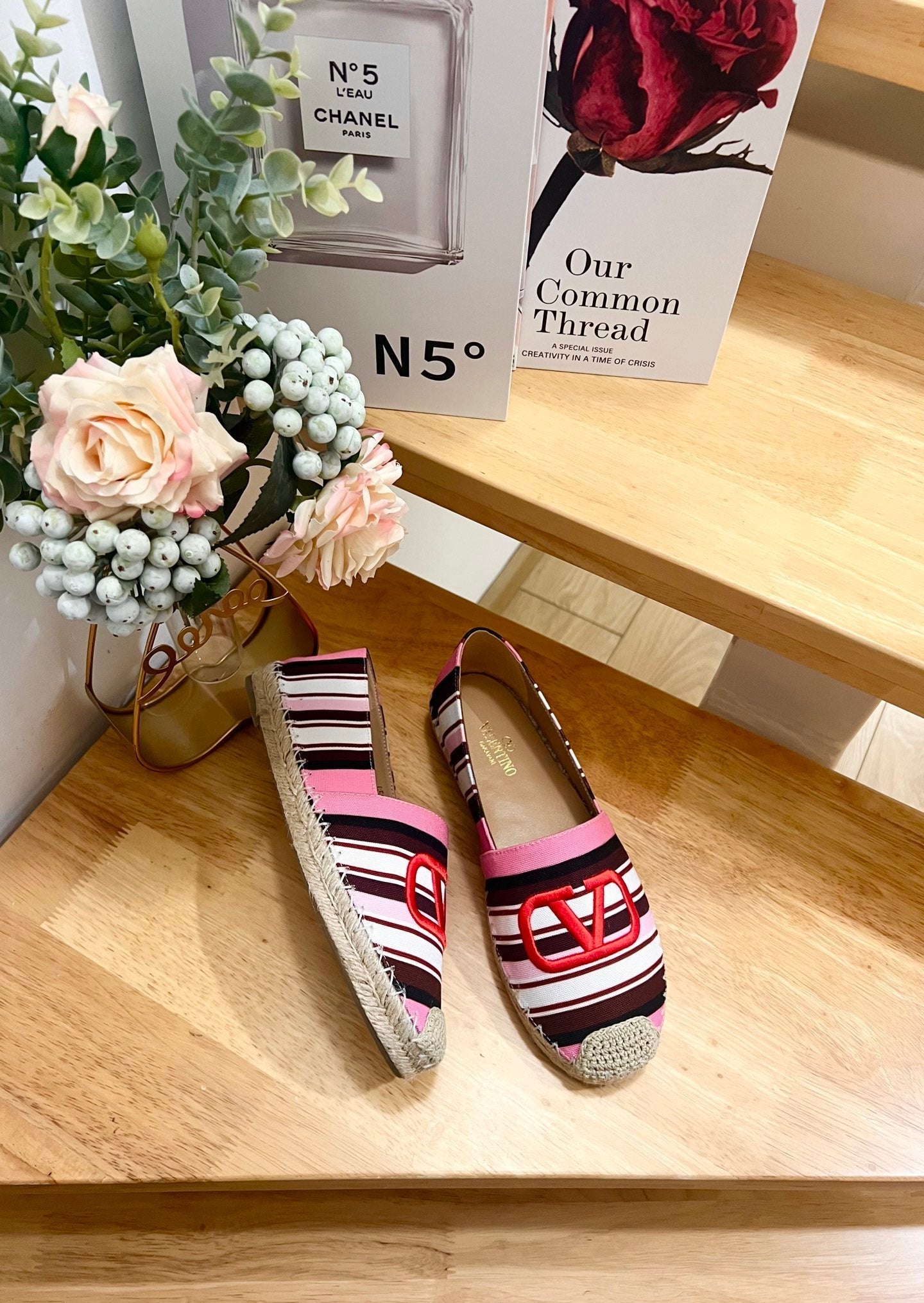 FLAT ESPADRILLE IN COLORFUL CANVAS 2 CM - 36