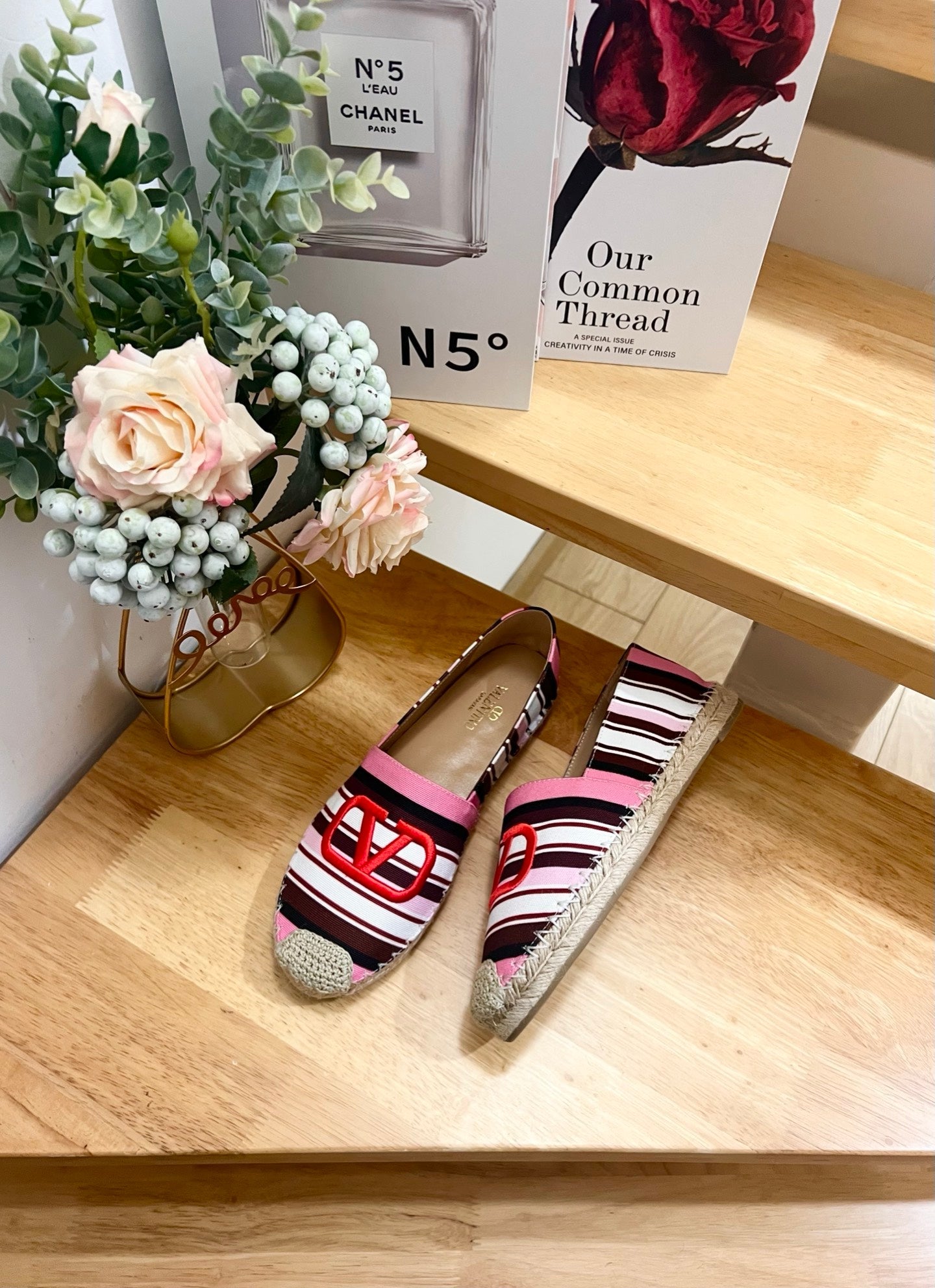 FLAT ESPADRILLE IN COLORFUL CANVAS 2 CM - 36