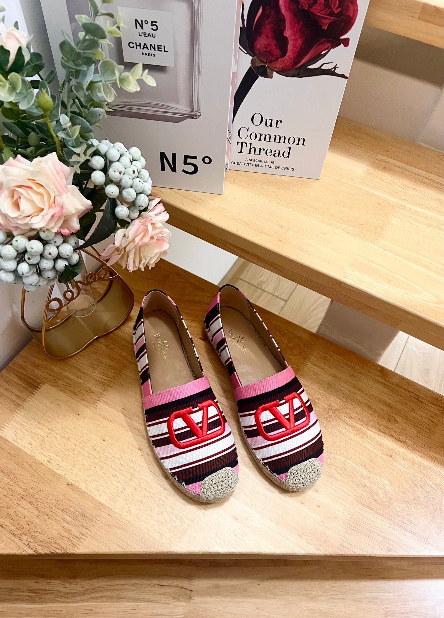 FLAT ESPADRILLE IN COLORFUL CANVAS 2 CM - 36