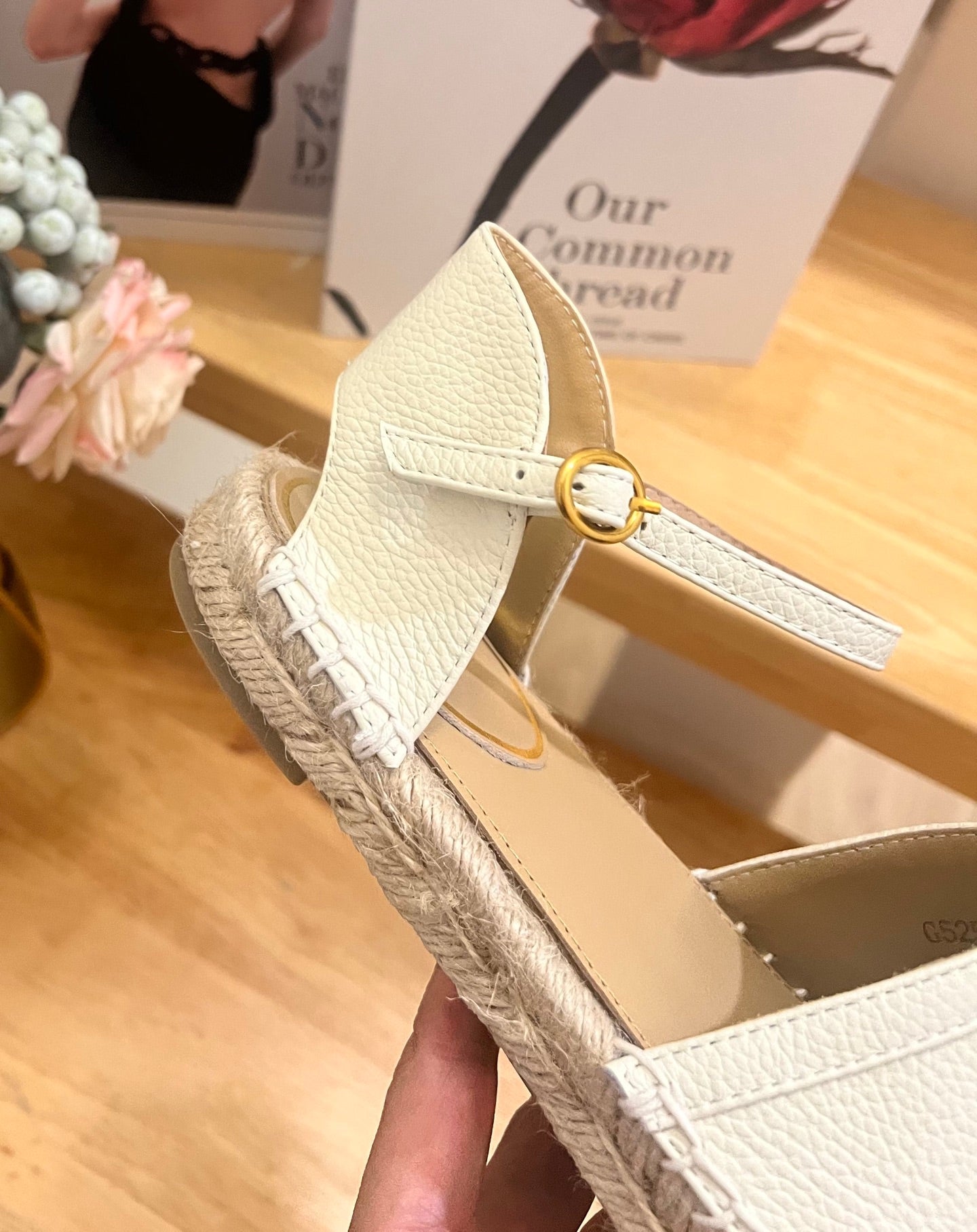VALENTINO 26S ESPADRILLE SHOES IN WHITE CALFSKIN