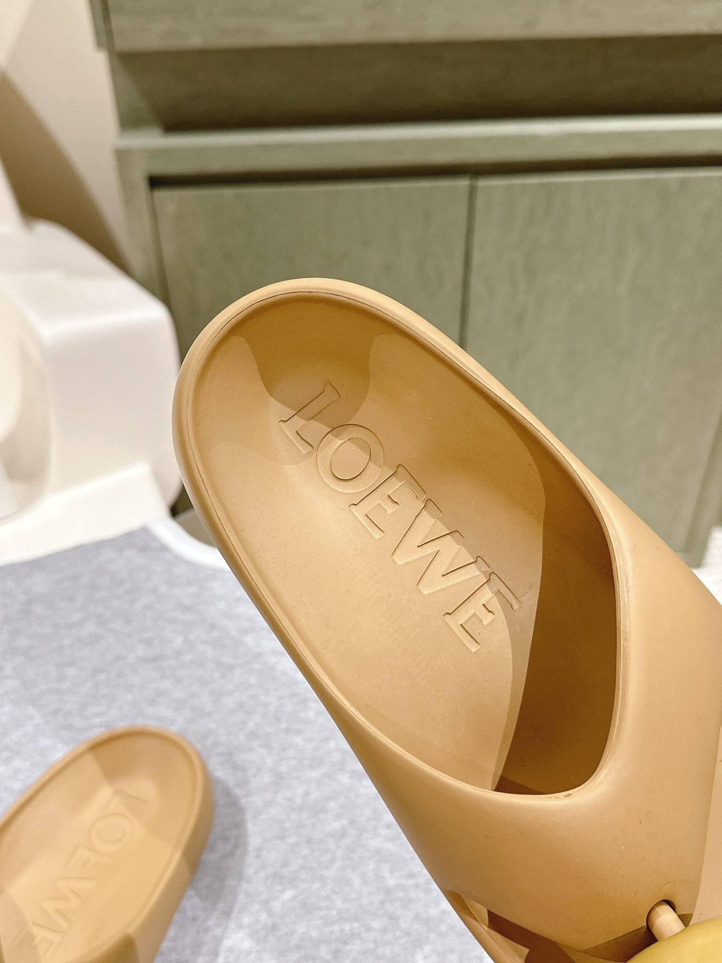 Loew Foam Slide Light Brown - 35