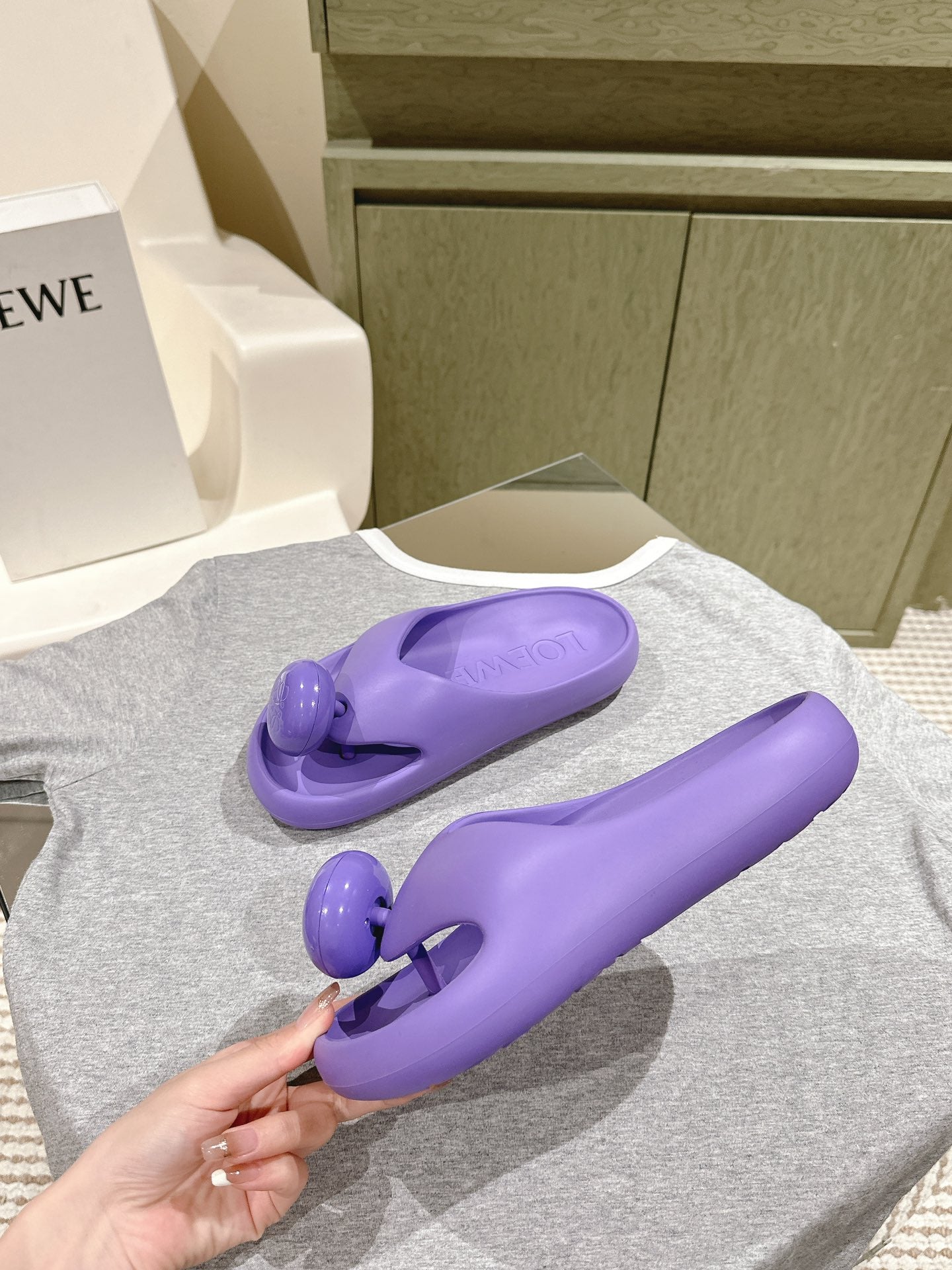 Loew Foam Slide Purple - 35
