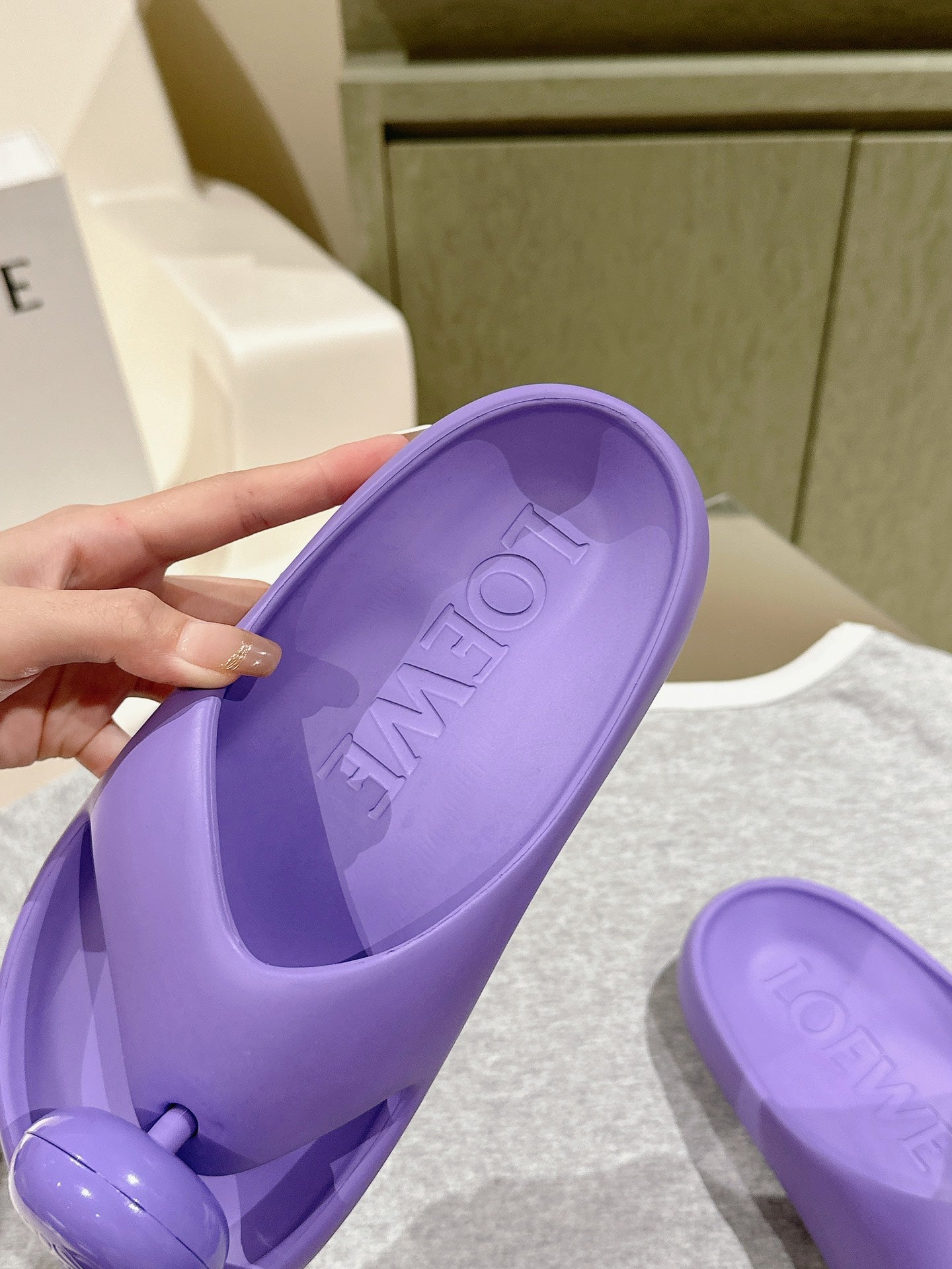 Loew Foam Slide Purple - 35