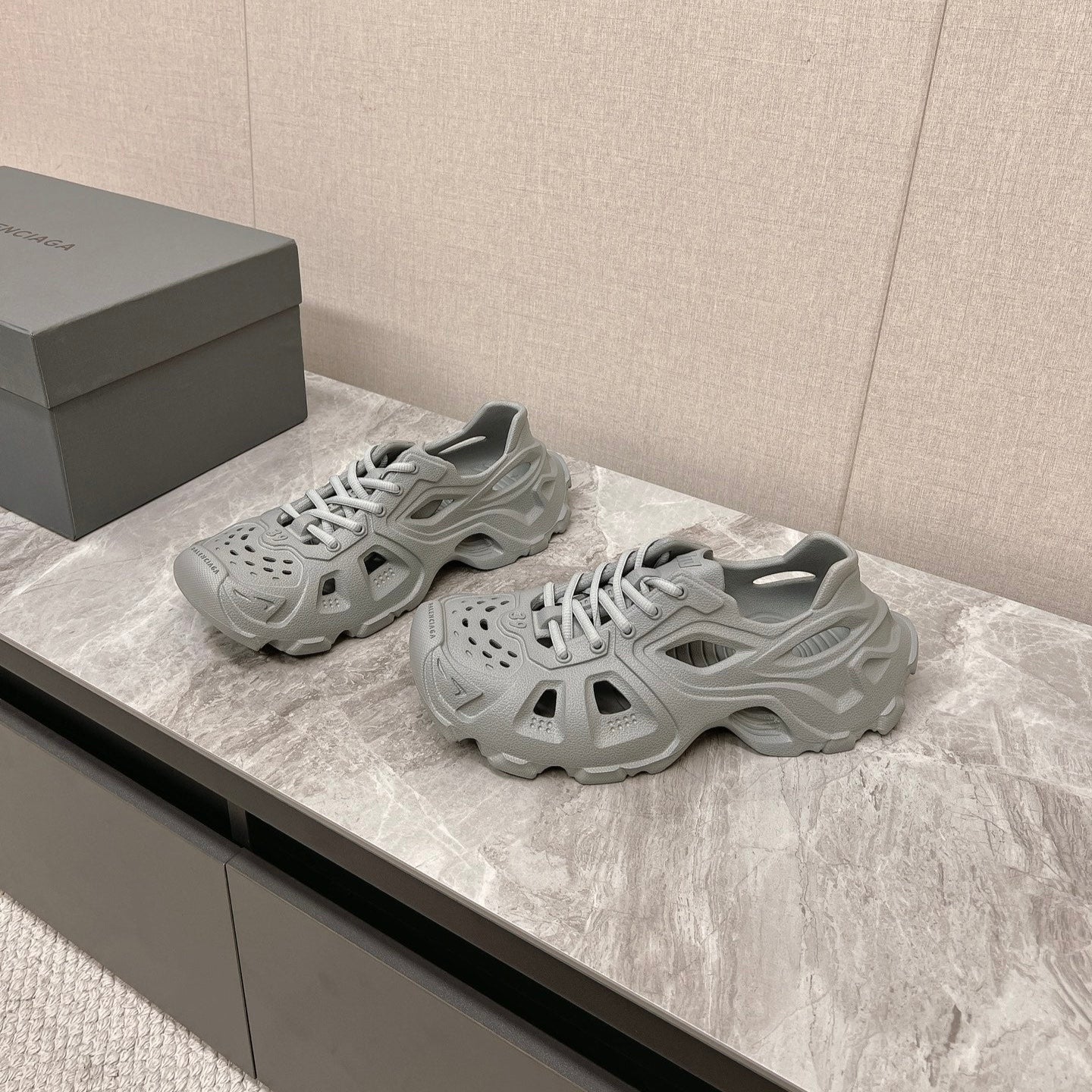 SNEAKERS IN FRIAR GRAY RUBBER - 36