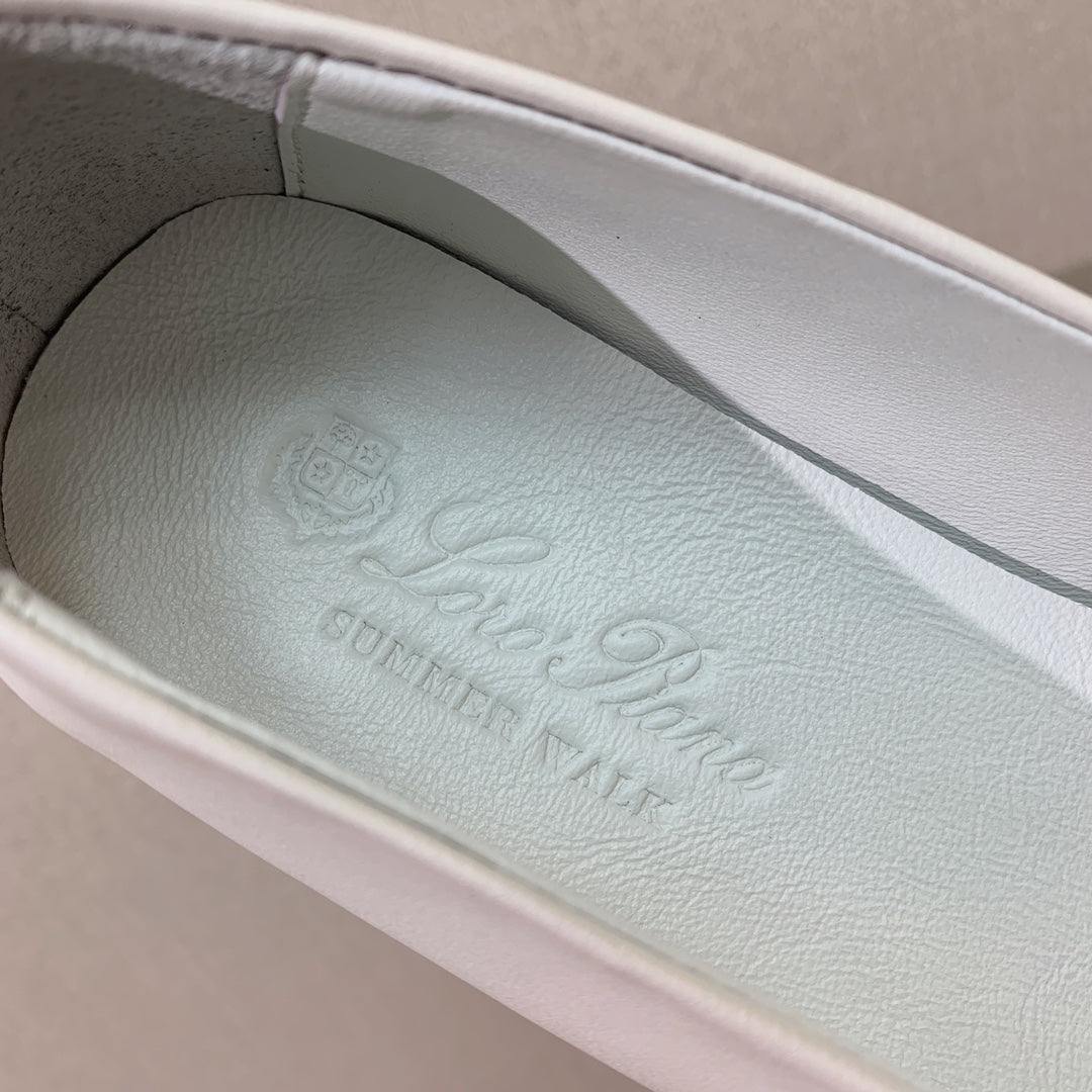 LP REBECCA BALLERINAS SNOW CALFSKIN - 35