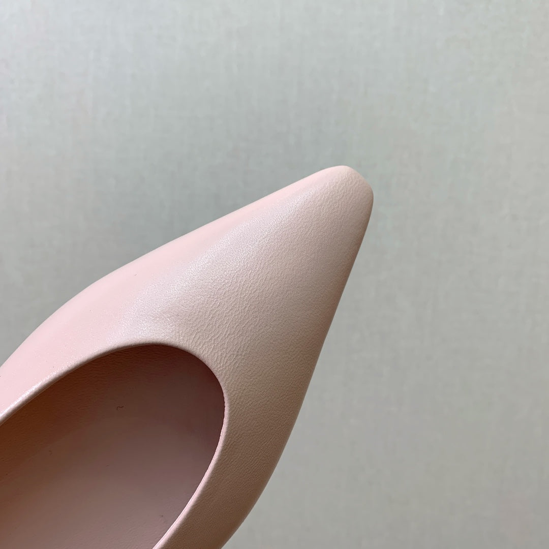 LP REBECCA BALLERINAS PASTEL PINK CALFSKIN - 35