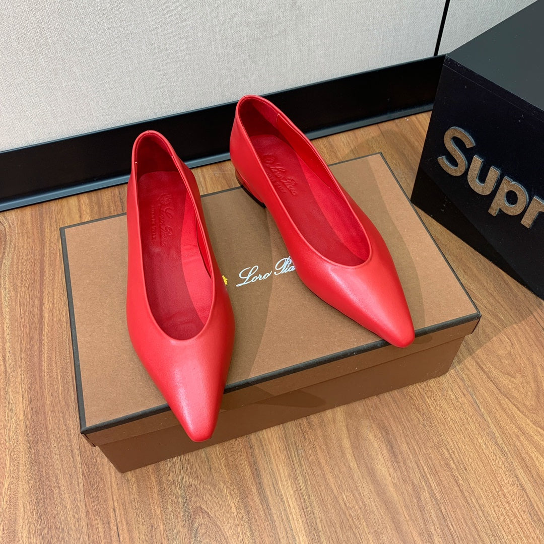 LP REBECCA BALLERINAS ROSE CALFSKIN - 35