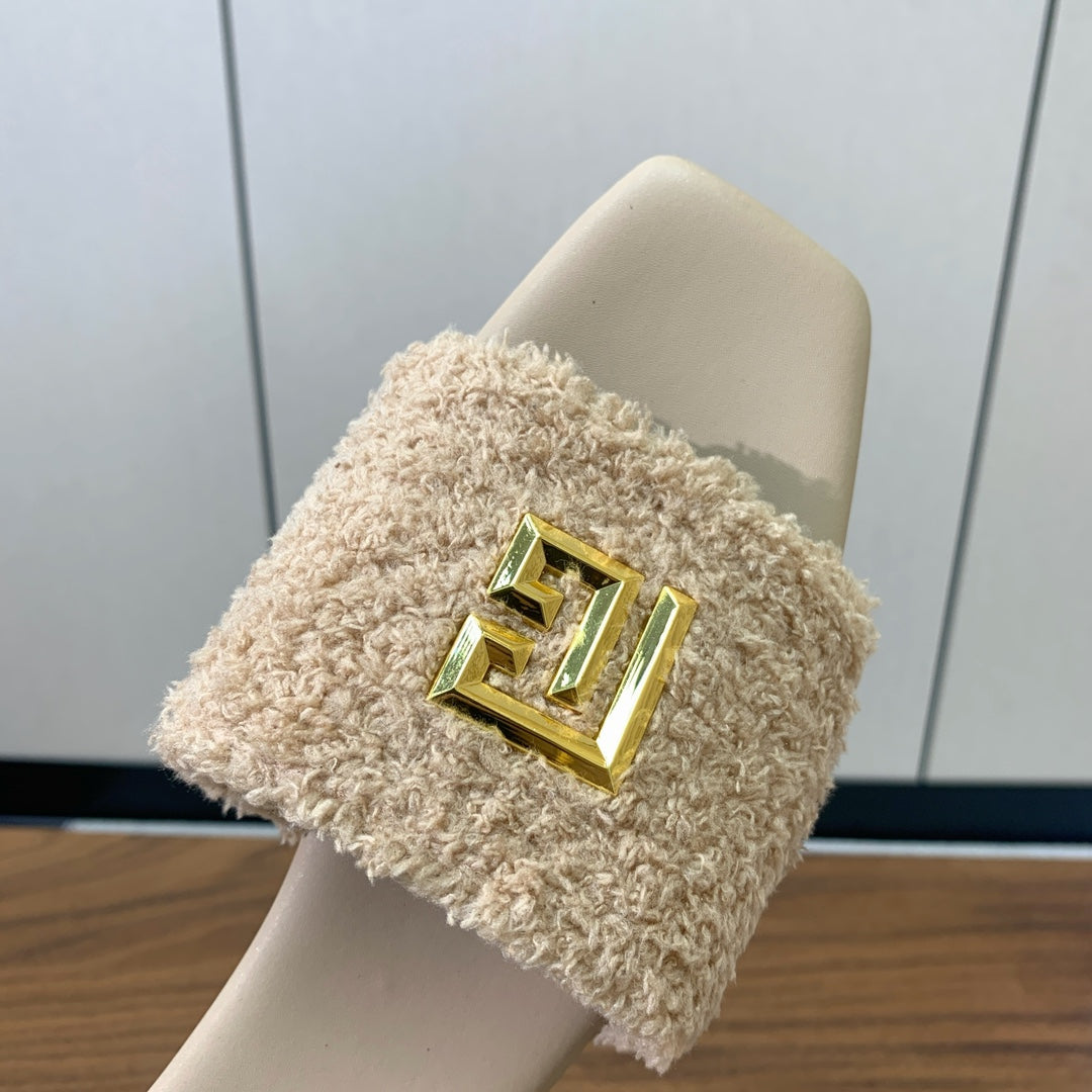 БОСОНІЖКИ BALMAIN 26S З БЕЖЕВОЇ ВОВНИ ТА ТЕЛЯЧОЇ ШКІРИ
