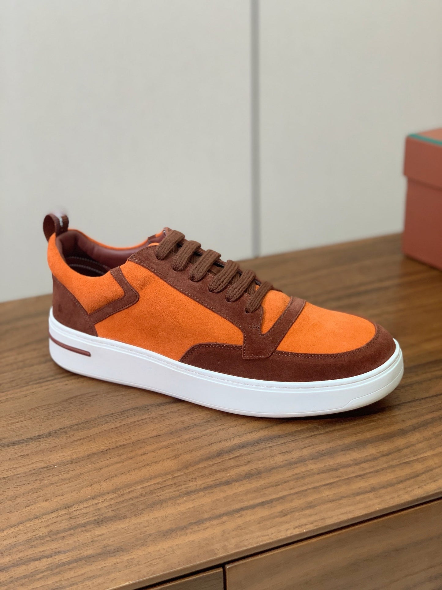 LP NEWPORT WALK SNEAKERS ORANGE SUEDE - 35