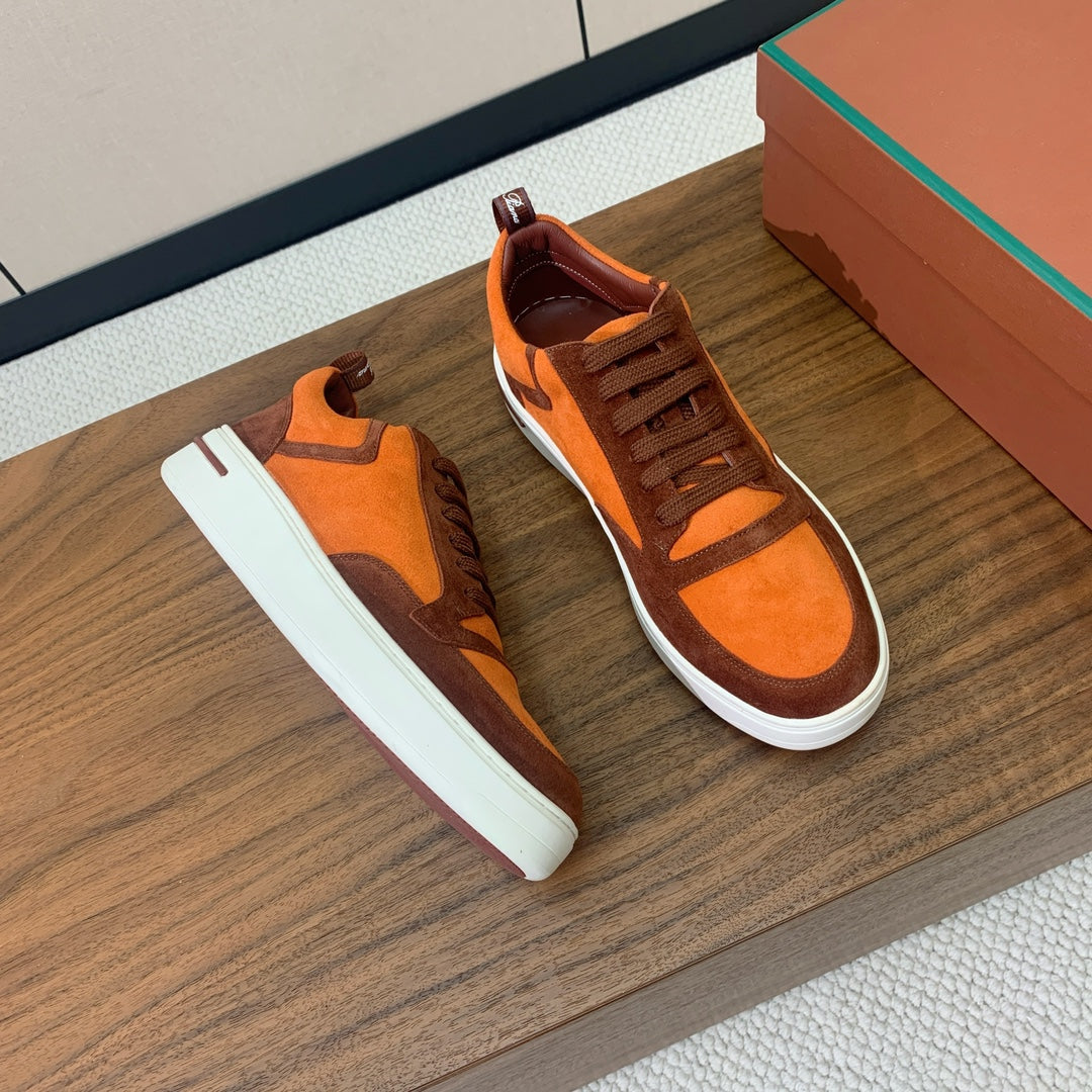 LP NEWPORT WALK SNEAKERS ORANGE SUEDE - 35