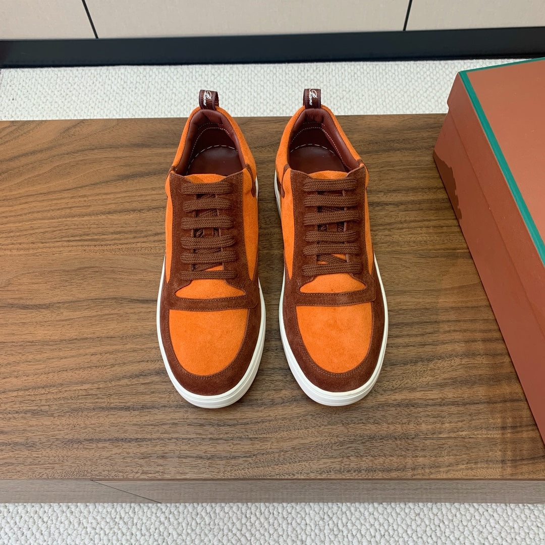 LP NEWPORT WALK SNEAKERS ORANGE SUEDE - 35