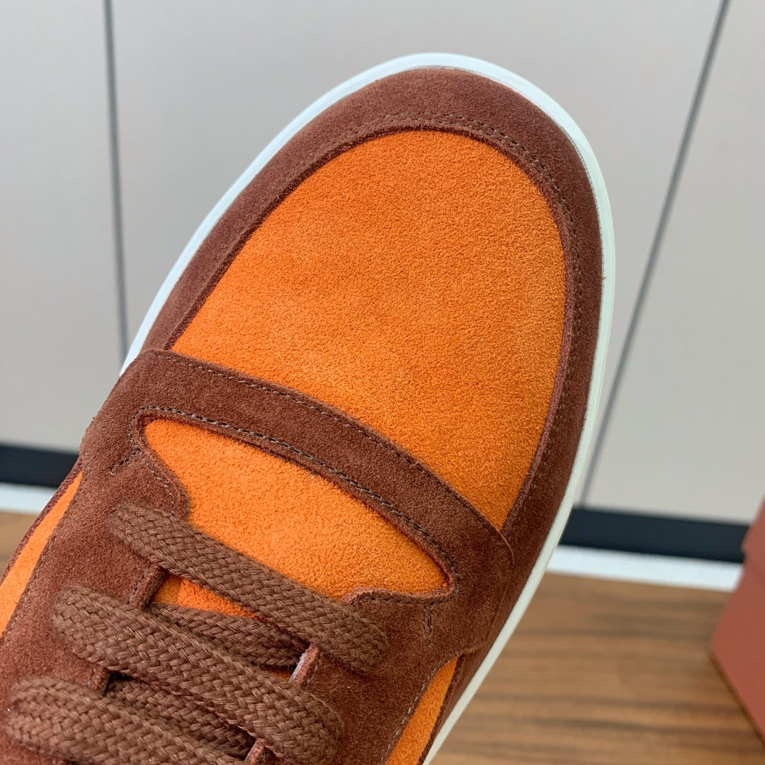 LP NEWPORT WALK SNEAKERS ORANGE SUEDE - 35