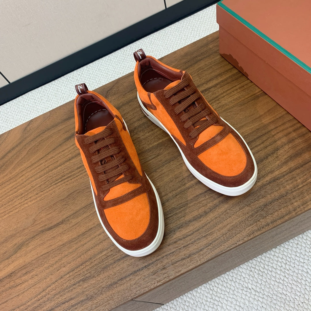 LP NEWPORT WALK SNEAKERS ORANGE SUEDE - 35