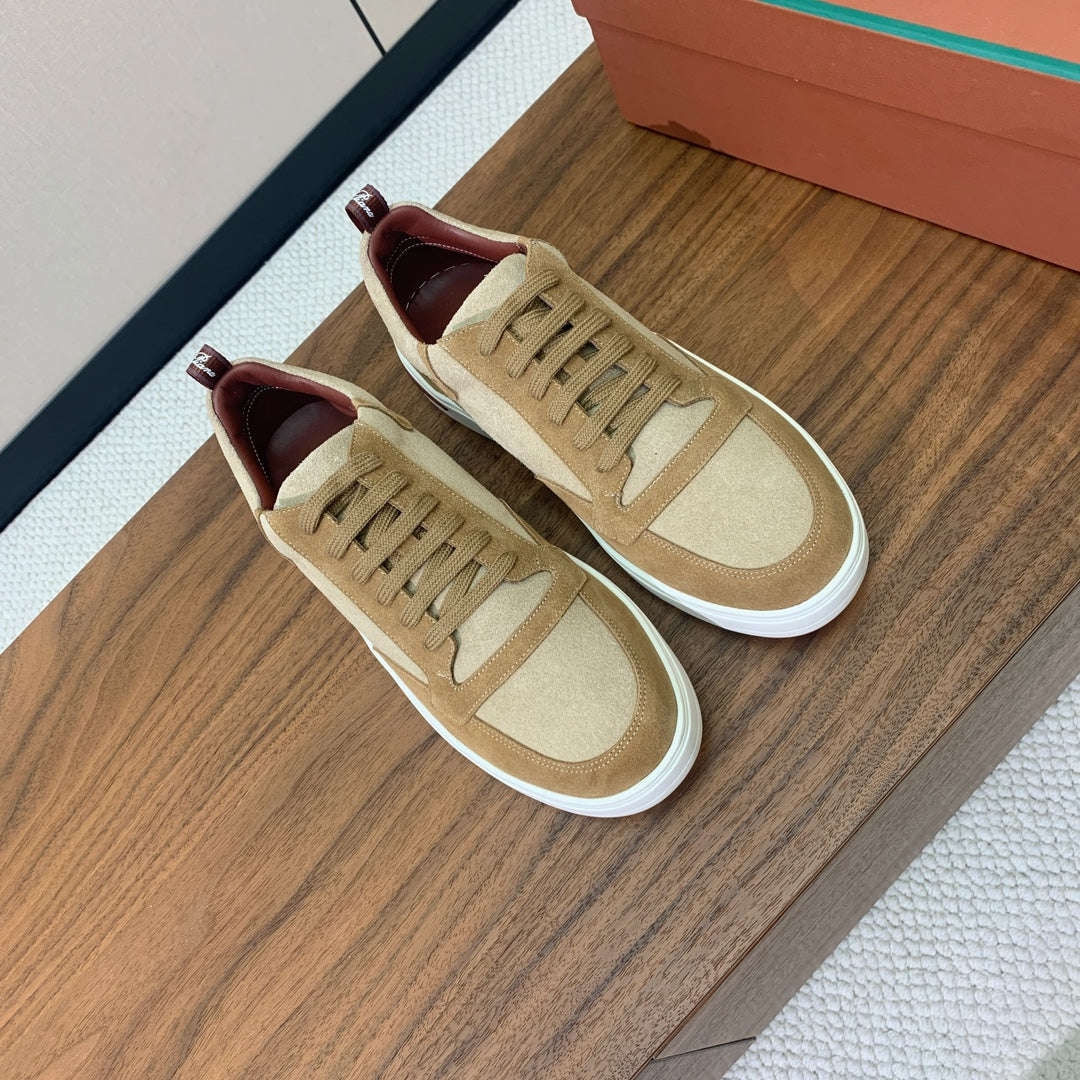 LP NEWPORT WALK SNEAKERS LIGHT BROWN SUEDE - 35
