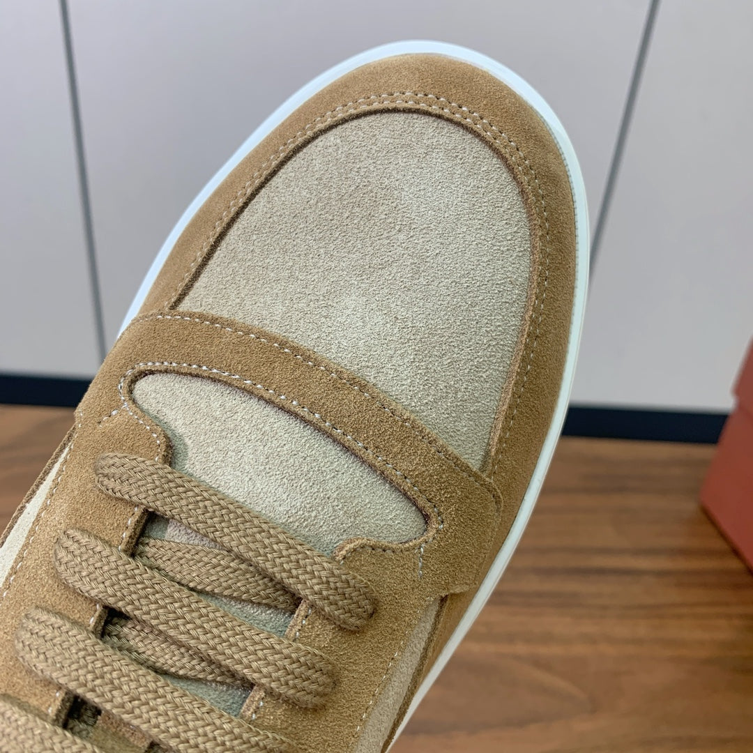 LP NEWPORT WALK SNEAKERS LIGHT BROWN SUEDE - 35