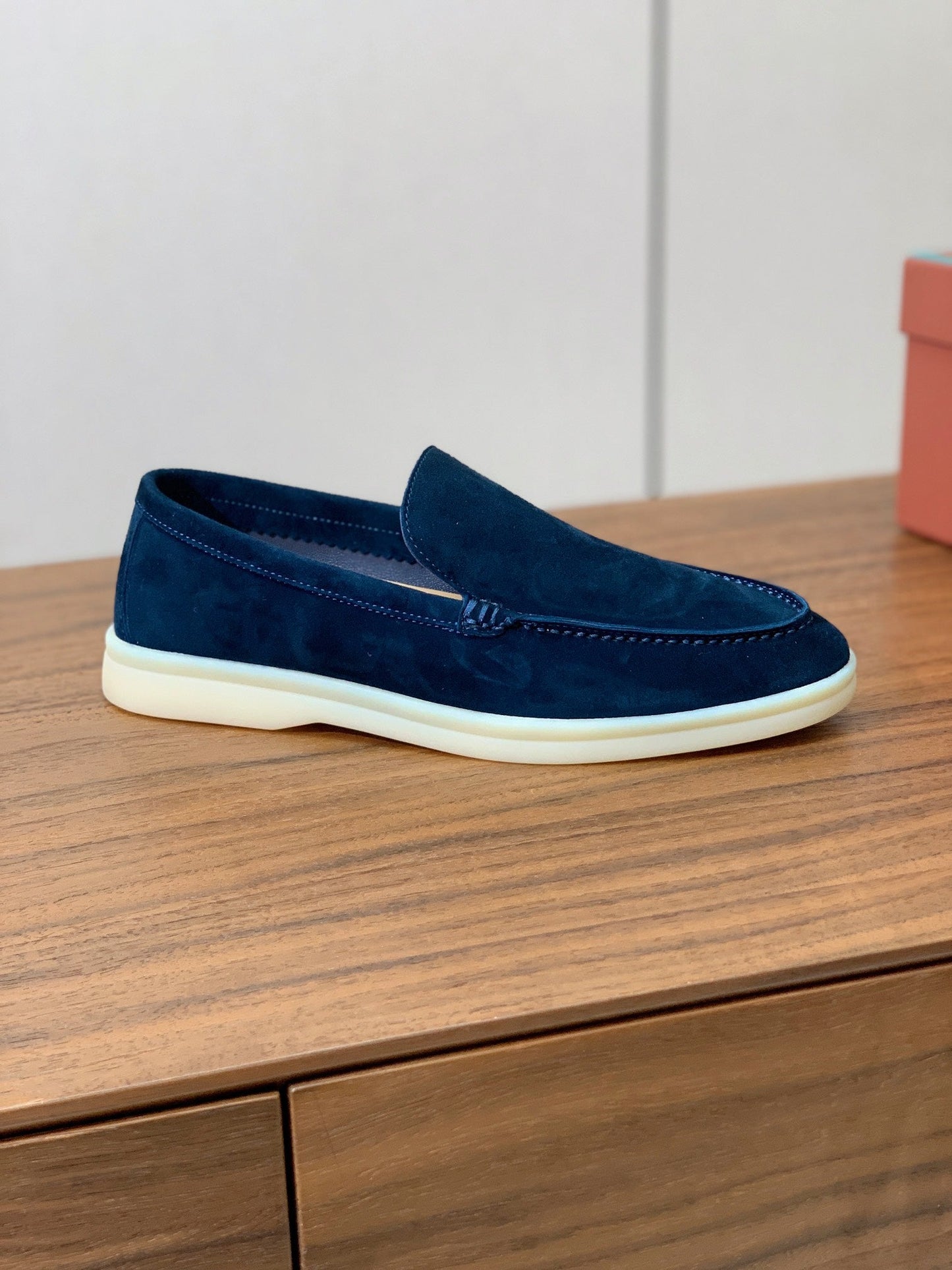 LP SUEDE SUMMER WALK LOAFERS NAVY BLUE - 34