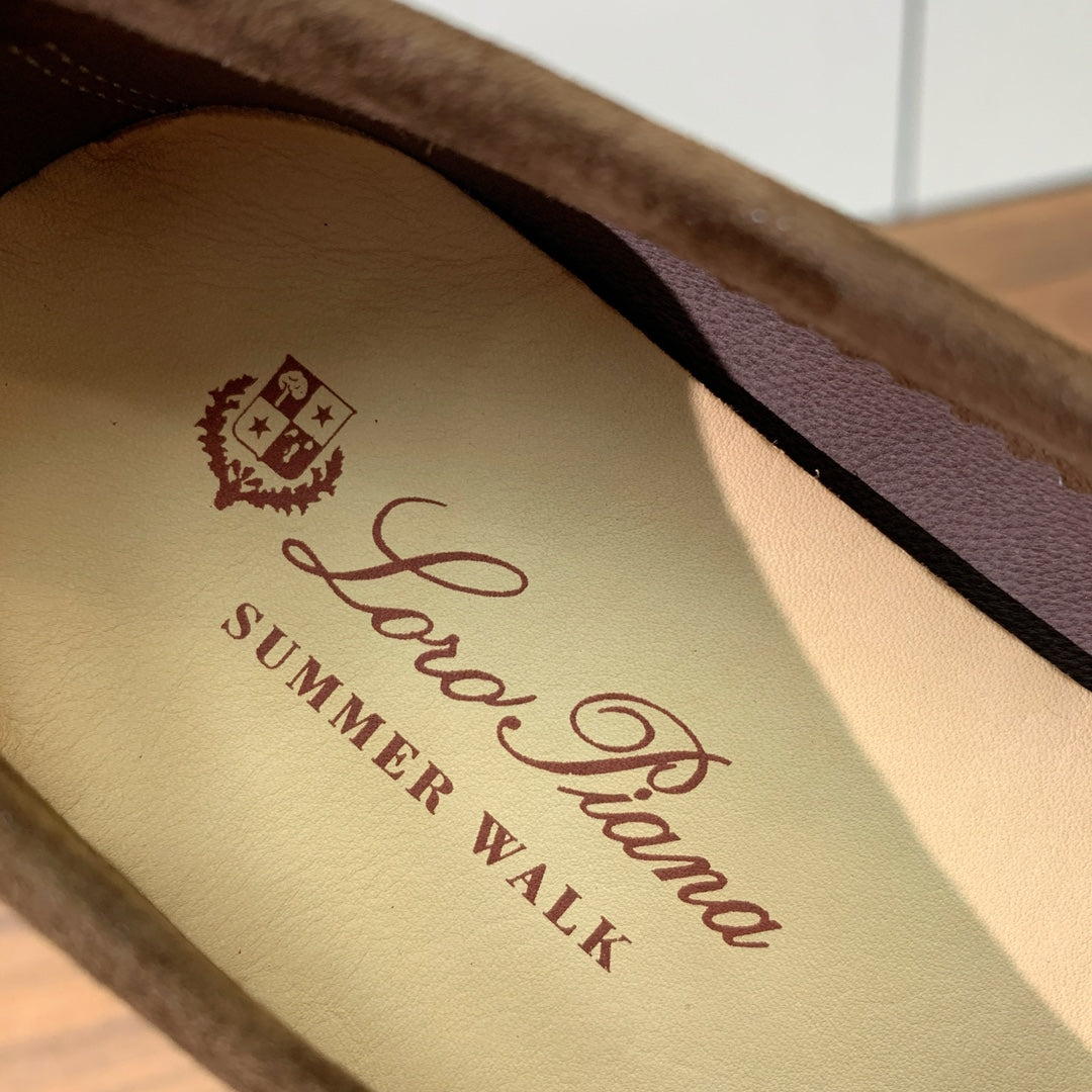 LP LOAFERS 25S IN DARK BROWN SUEDE - 34
