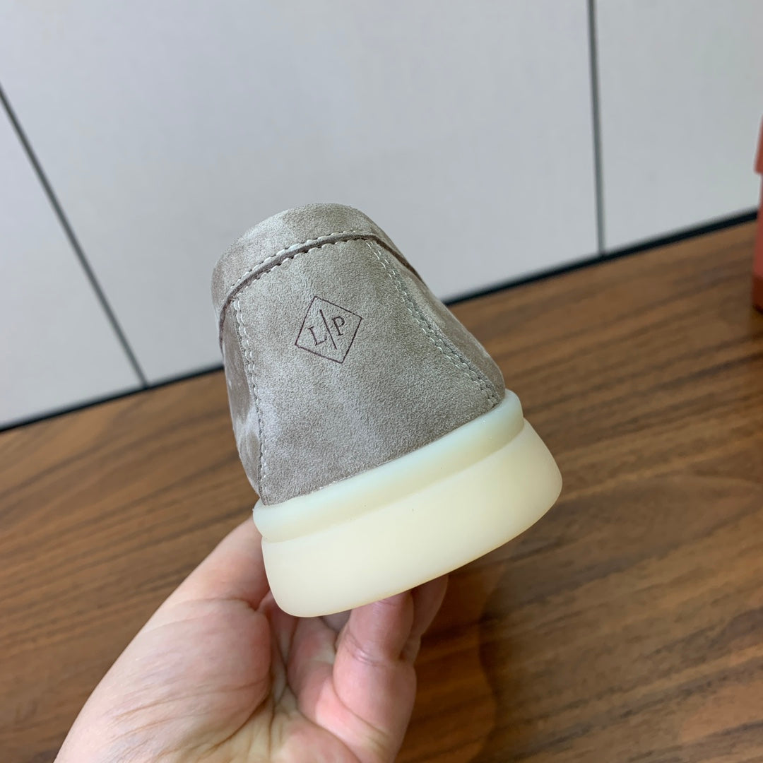 LP LOAFERS 25S IN STONE BEIGE SUEDE - 34