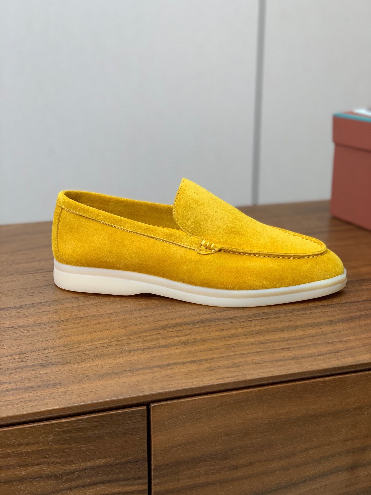 LP LOAFERS 25S IN YELLOW SUEDE - 34