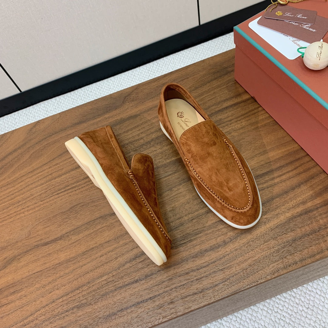 LP LOAFERS 25S IN BROWN SUEDE - 34