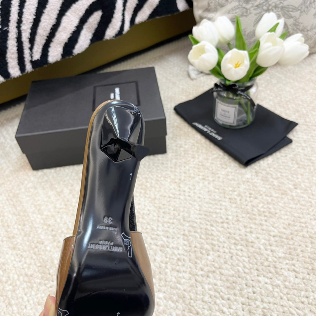 SL BLAKE SLINGBACK PUMPS CAMEL CALFSKIN - 35 / 6.5 CM