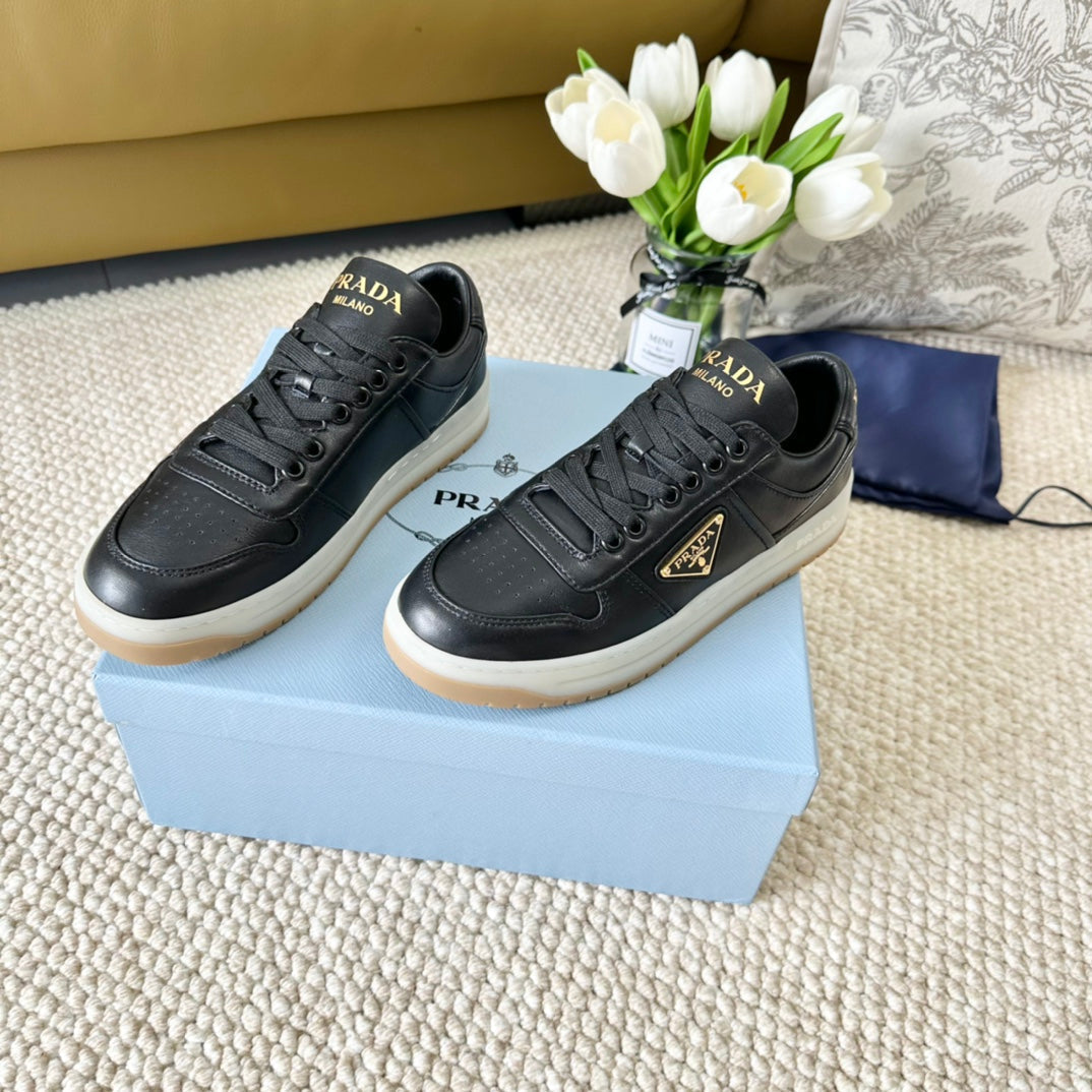 PRA DOWNTOWN NAPPA SNEAKERS BLACK CALFSKIN - 34