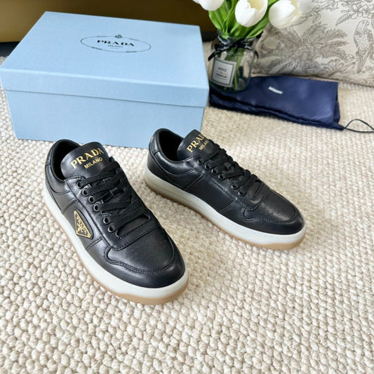 PRA DOWNTOWN NAPPA SNEAKERS BLACK CALFSKIN - 34