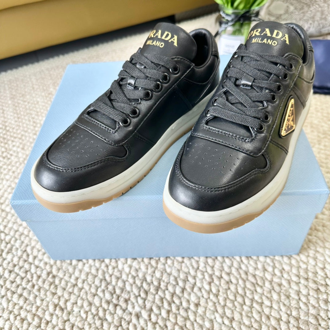 PRA DOWNTOWN NAPPA SNEAKERS BLACK CALFSKIN - 34