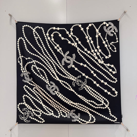 ШАРФ CHANEL 25S 90 З ШОВКУ 735866