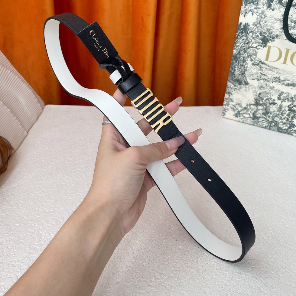 DIOR 25S BELT 20 MM IN BLACK CALFSKIN 562038 - 30