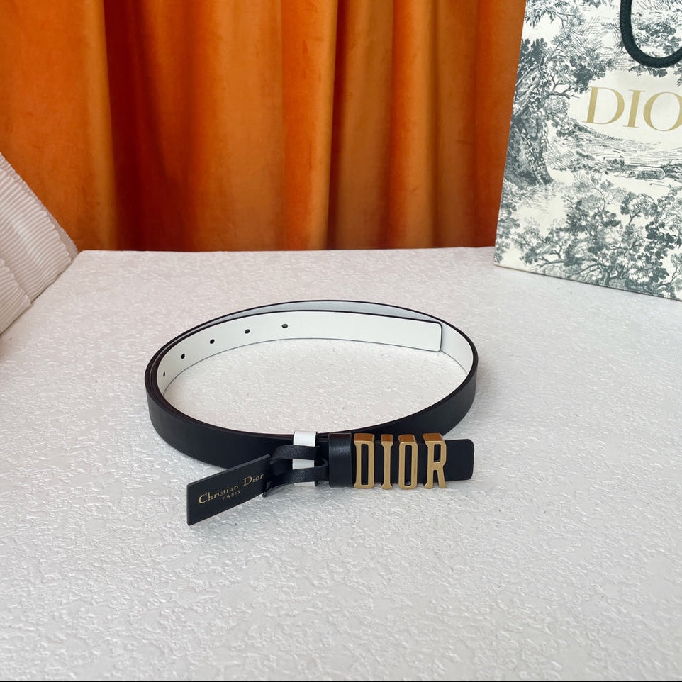DIOR 25S BELT 20 MM IN BLACK CALFSKIN 562038 - 30