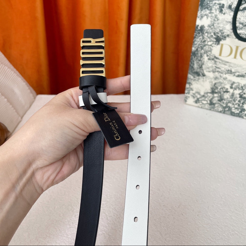 DIOR 25S BELT 20 MM IN BLACK CALFSKIN 562038 - 30