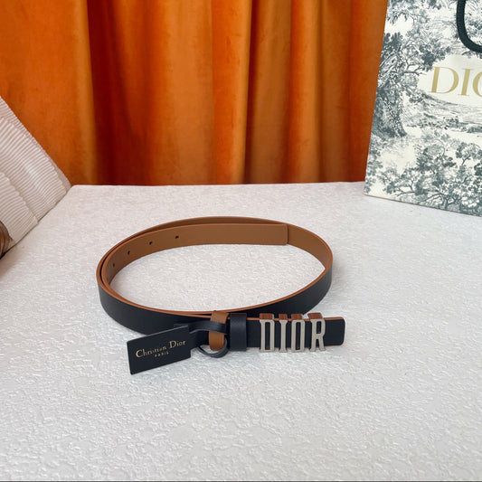 DIOR 25S BELT 20 MM IN BLACK CALFSKIN 562036 - 30