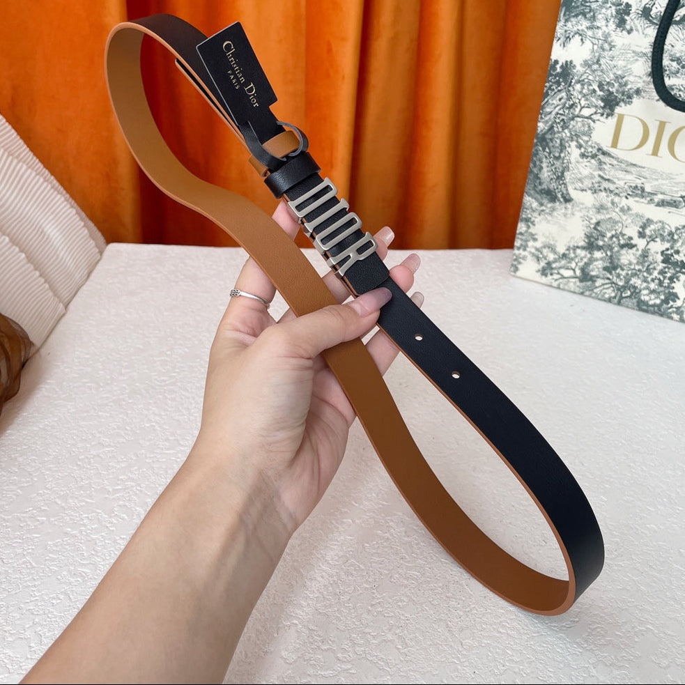DIOR 25S BELT 20 MM IN BLACK CALFSKIN 562036 - 30