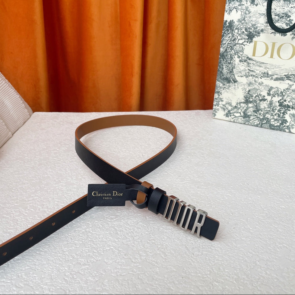 DIOR 25S BELT 20 MM IN BLACK CALFSKIN 562036 - 30